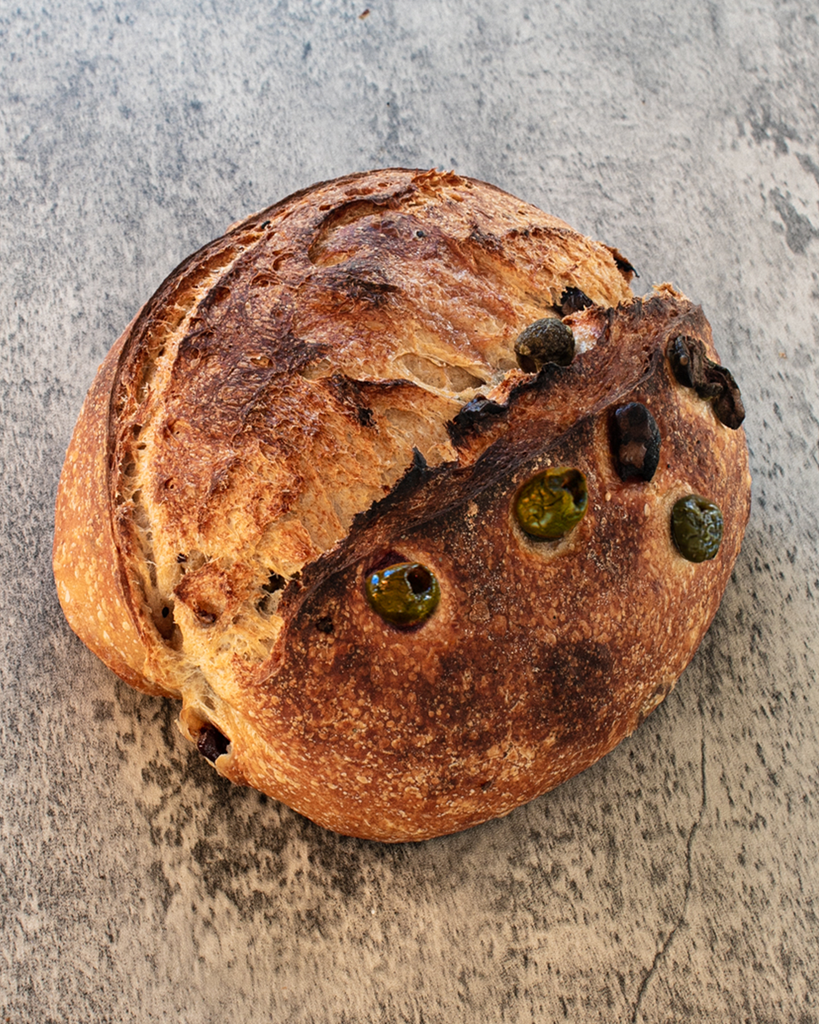Olive Polenta Loaf